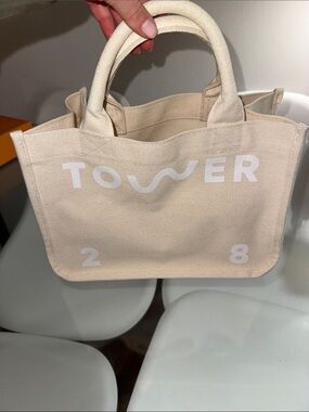 Tower28 limited edition Canvas Tote Bag in Natural